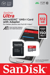 Miniatura zdjęcia: Karta SanDisk Ultra Android microSDXC UHS-I 512GB 150MB/s A1 Class 10