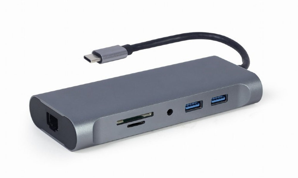 Zdjęcie produktu: Gembird Multi Port Adapter USB Type C Hub3.0 HDMI VGA A-CM-COMBO7-01