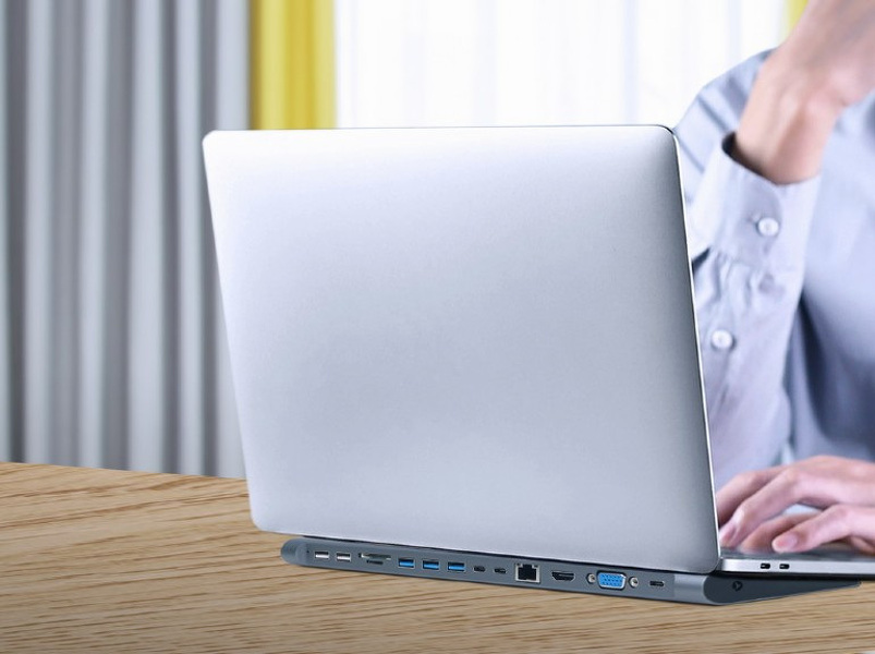 Zdjęcie produktu: Gembird Adapter wieloportowy USB Type C 8w1 hub USB HDMI VGA A-CM-COMBO9-01 Zdjęcie produktu: Gembird Adapter wieloportowy USB Type C 8w1 hub USB HDMI VGA A-CM-COMBO9-01