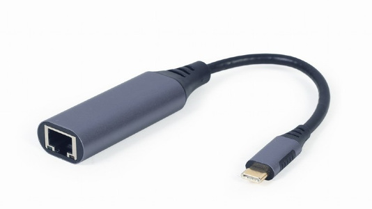 Miniatura produktu: Gembird Adapter USB-C do LAN Gigabit A-USB3C-LAN-01