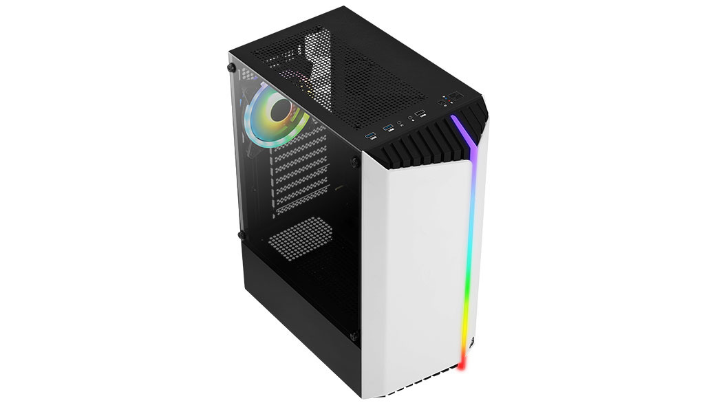 Aerocool PGS BIONIC V2 White Glass