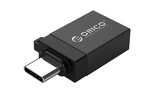 Miniatura zdjęcia: Adapter Orico OTG USB Typ-C do USB-A 3.1, zawieszka (CBT-UT01-BK-BP)