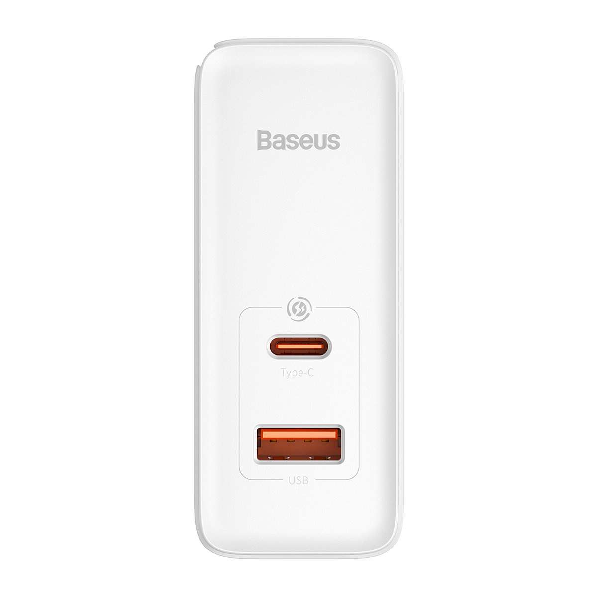 Ładowarka sieciowa Baseus GaN5 Pro 100W, 1x USB A + 1x USB Typ-C PD3.0, QC4.0+, AFC - biała (CCGP090202)