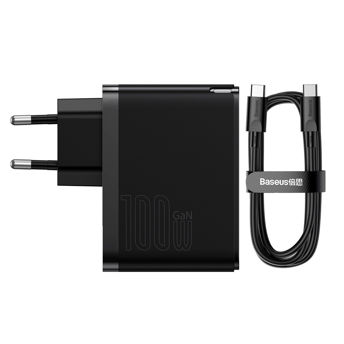 Ładowarka sieciowa Baseus GaN5 Pro 100W, 1x USB A + 1x USB Typ-C Ładowarka sieciowa Baseus GaN5 Pro 100W, 1x USB A + 1x USB Typ-C