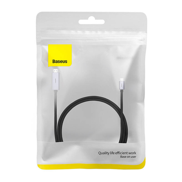 Zdjęcie produktu: Baseus High Definition Series kabel USB TYP-C - HDMI 2.0 4K 60Hz 3m czarny (WKGQ010201)