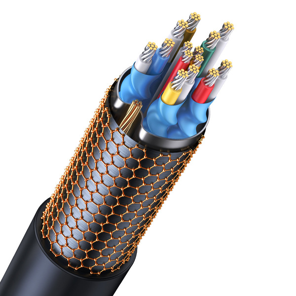 Zdjęcie produktu: Kabel HDMI 2.0 Baseus High Definition Series, 4K, 60Hz, 5m - czarny (WKGQ020401) Zdjęcie produktu: Kabel HDMI 2.0 Baseus High Definition Series, 4K, 60Hz, 5m - czarny (WKGQ020401)