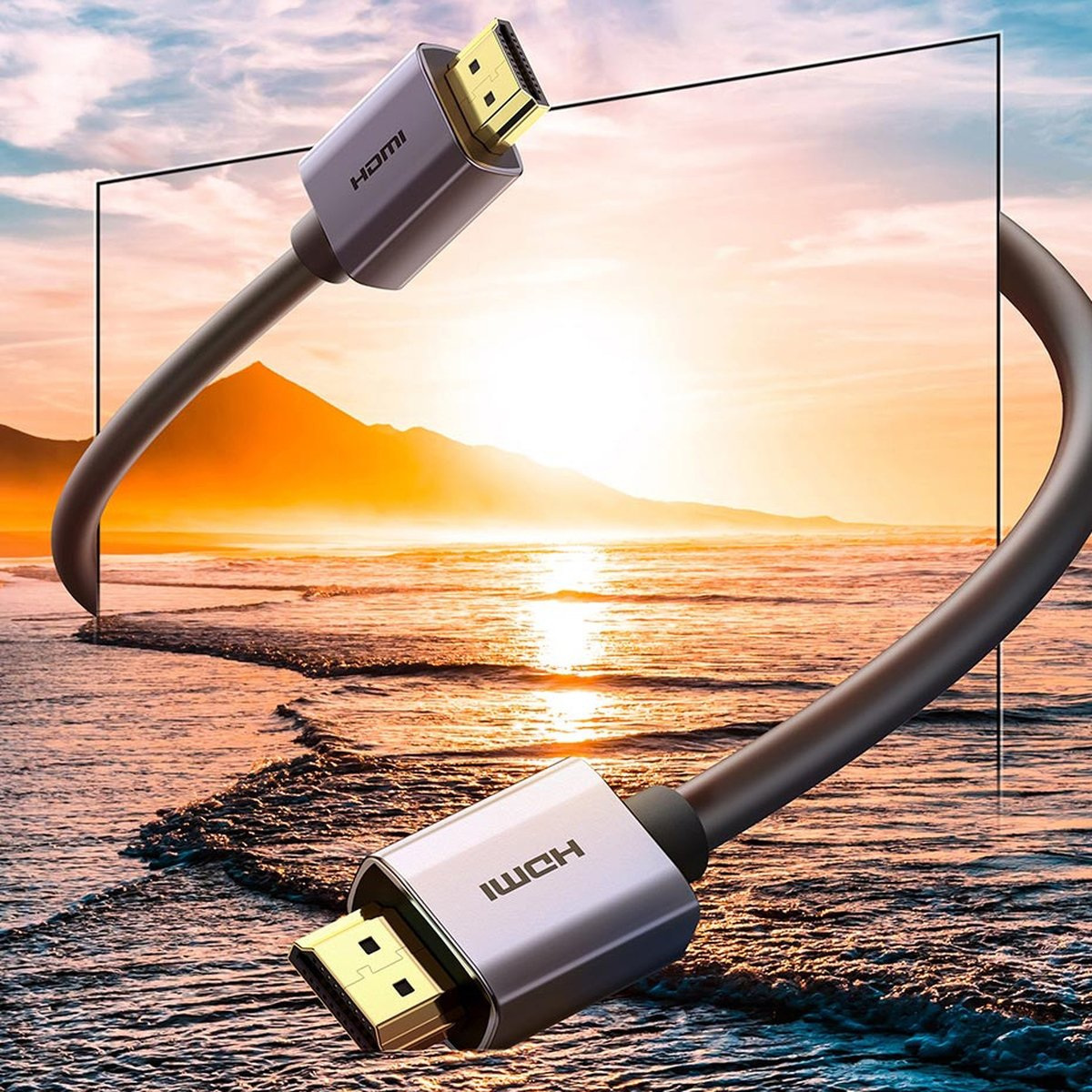 Kabel HDMI 2.0 Baseus High Definition Series, 4K, 60Hz, 5m - czarny (WKGQ020401) Kabel HDMI 2.0 Baseus High Definition Series, 4K, 60Hz, 5m - czarny (WKGQ020401)