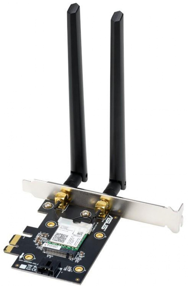 Zdjęcie produktu: Karta sieciowa Asus PCE-AX3000 WiFi 6 + Bluetooth 5.0 PCI-E x1