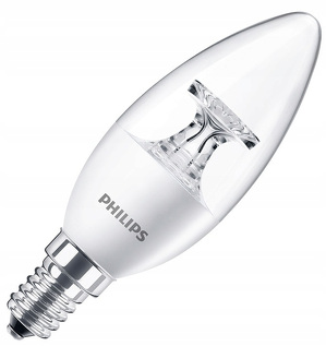 Miniatura produktu: Philips LED 4W E14 WW 230V B35 CL ND/4 Miniatura produktu: Philips LED 4W E14 WW 230V B35 CL ND/4