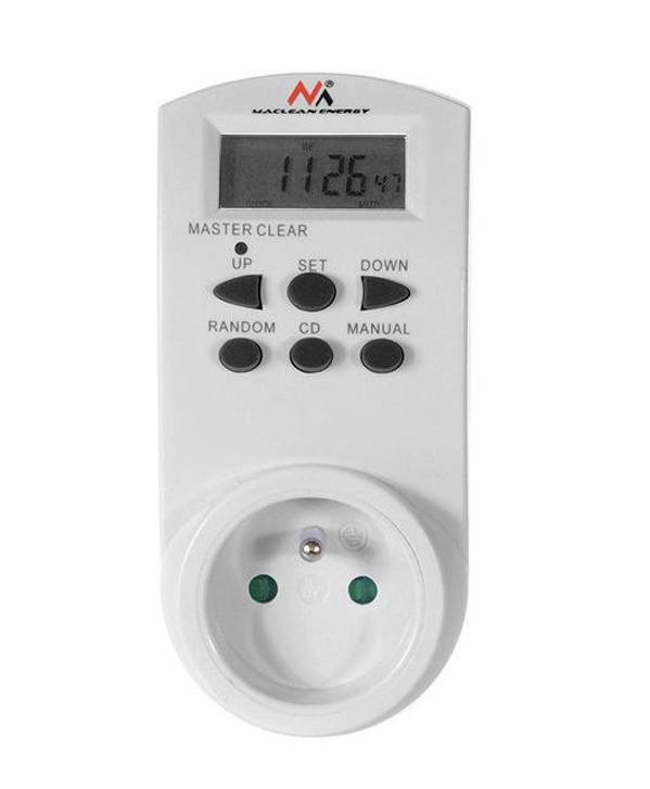 Zdjęcie produktu: Wyłącznik czasowy Maclean MCE05, zewnętrzny Timer cyfrowy Zdjęcie produktu: Wyłącznik czasowy Maclean MCE05, zewnętrzny Timer cyfrowy