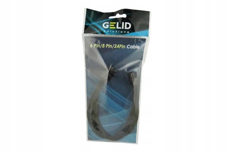 Zdjęcie produktu: Gelid przedłużacz PCI-E 6pin 30cm czarny CA-6P-01 Zdjęcie produktu: Gelid przedłużacz PCI-E 6pin 30cm czarny CA-6P-01