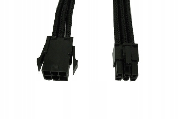 Gelid przedłużacz PCI-E 6pin 30cm czarny CA-6P-01 Gelid przedłużacz PCI-E 6pin 30cm czarny CA-6P-01