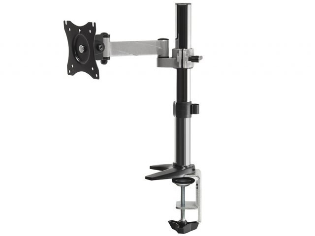Uchwyt biurkowy do monitora LCD Maclean, max VESA 100x100, 8kg, aluminiowy, MC-717