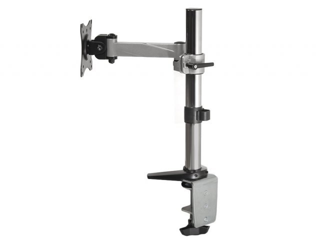 Uchwyt biurkowy do monitora LCD Maclean, max VESA 100x100, 8kg, aluminiowy, MC-717