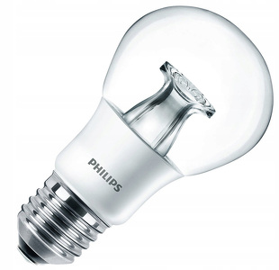 Miniatura produktu: Philips LED 5.5W E27 WW 230V A60 CL WG D/4 Miniatura produktu: Philips LED 5.5W E27 WW 230V A60 CL WG D/4
