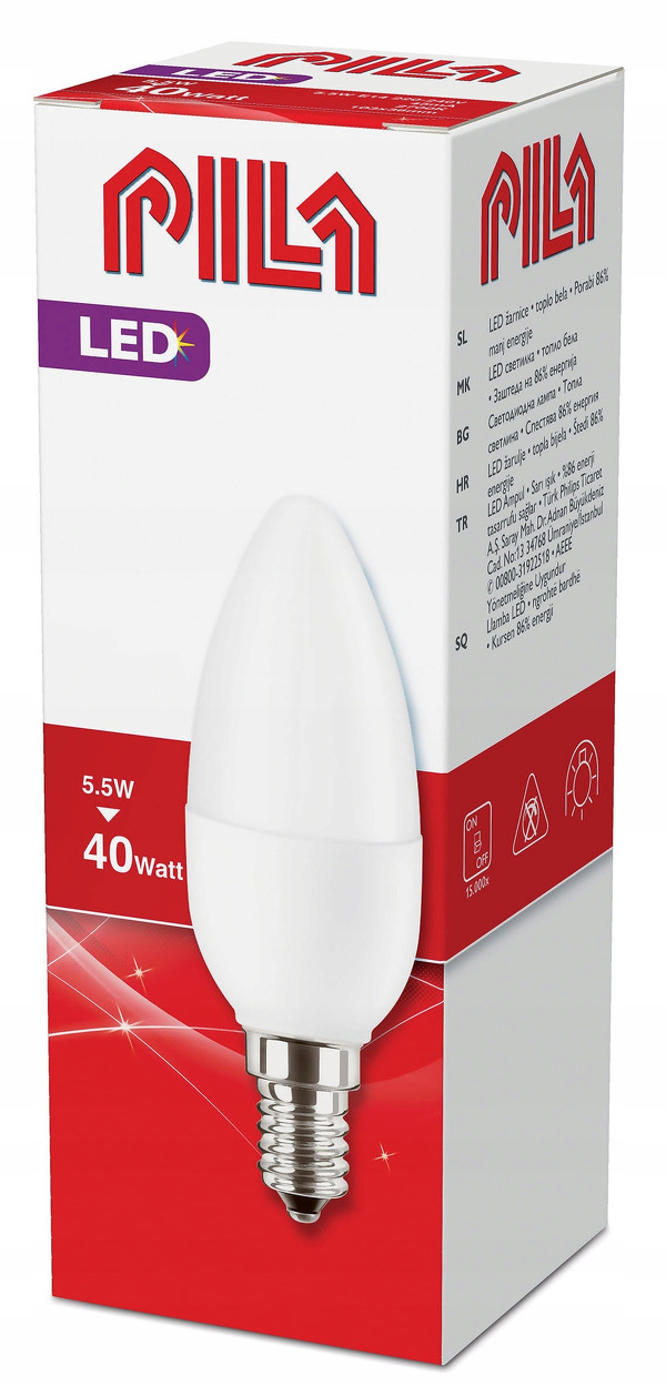 Zdjęcie produktu: PILA LED 40W E14 WW B35 FR ND