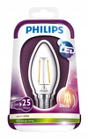 Miniatura zdjęcia: Philips LED Filament 2.3W E14 WW B35 CL ND/4 Miniatura zdjęcia: Philips LED Filament 2.3W E14 WW B35 CL ND/4