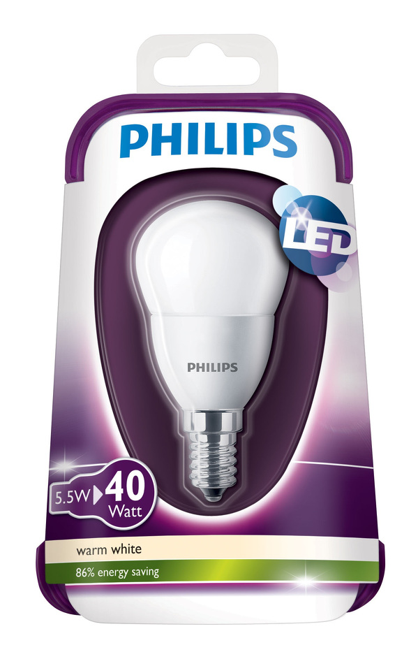 Zdjęcie produktu: Philips LED 5.5W E14 WW 230V P45 FR ND/4