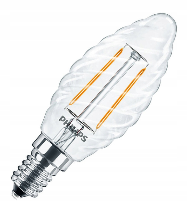Zdjęcie produktu: Philips LED Filament 2.3W E14 WW ST35 CL ND/4 Zdjęcie produktu: Philips LED Filament 2.3W E14 WW ST35 CL ND/4