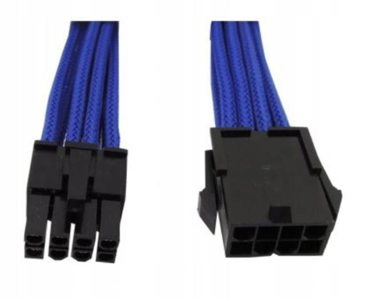 Gelid przedłużacz 8pin EPS 30cm niebieski CA-8P-03
