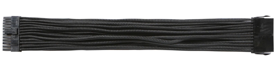 Miniatura produktu: Gelid przedłużacz 24pin 30cm czarny CA-24P-01