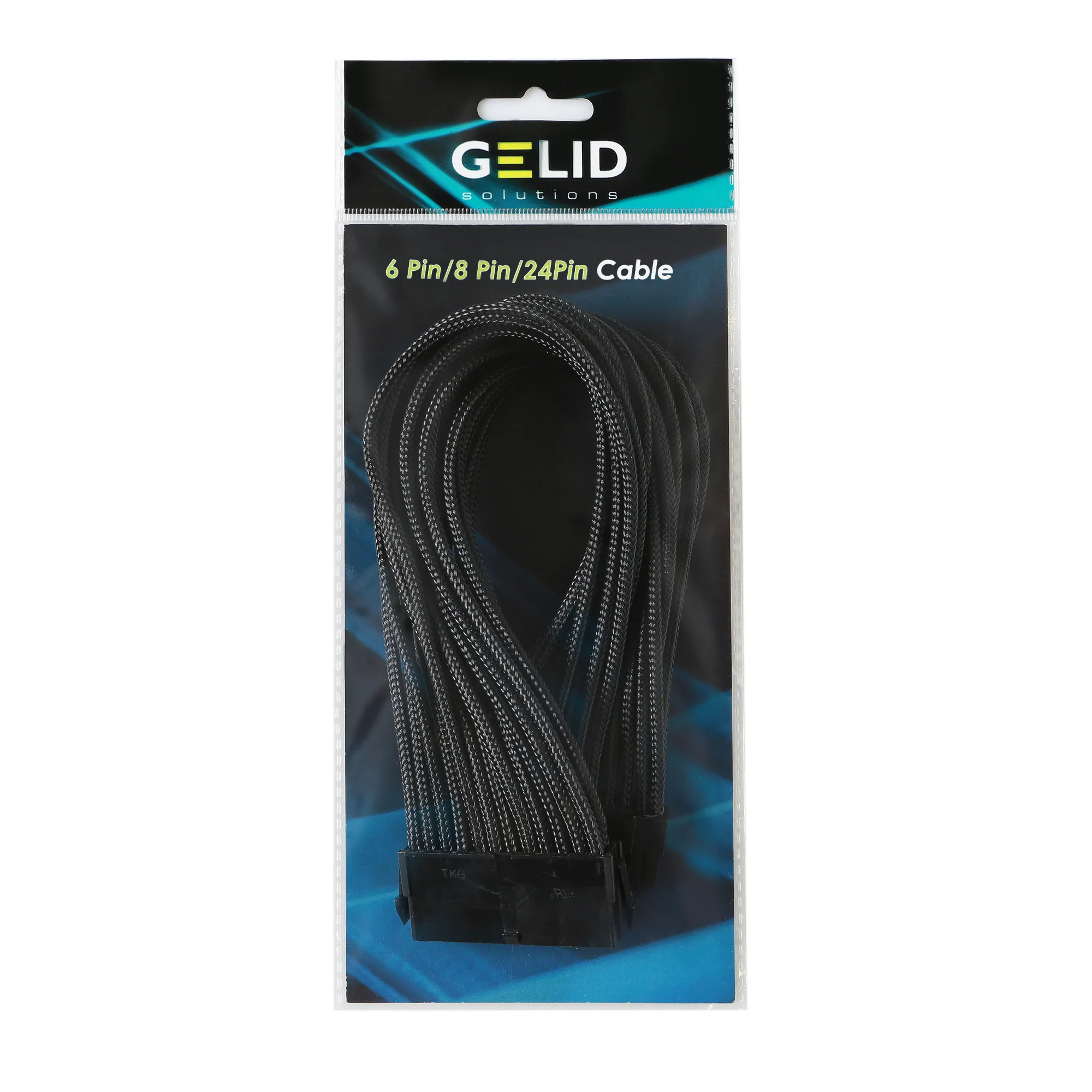 Gelid przedłużacz 24pin 30cm czarny CA-24P-01