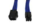 Miniatura zdjęcia: Gelid przedłużacz PCI-E 6pin 30cm niebieski CA-6P-03