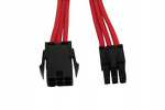 Miniatura zdjęcia: Gelid przedłużacz PCI-E 6pin 30cm czerwony CA-6P-04