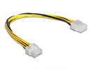 Miniatura zdjęcia: Delock 83342 przedłużacz kabla zasilającego EPS 8-pin M / F 30cm