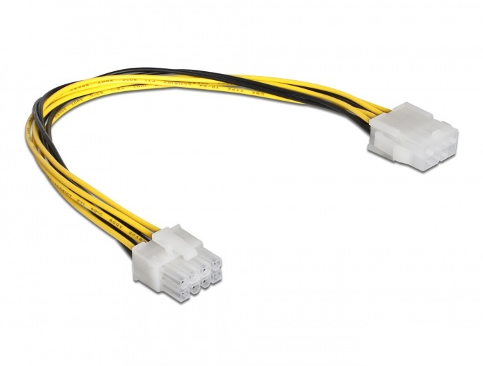 Delock 83342 przedłużacz kabla zasilającego EPS 8-pin M / F 30cm