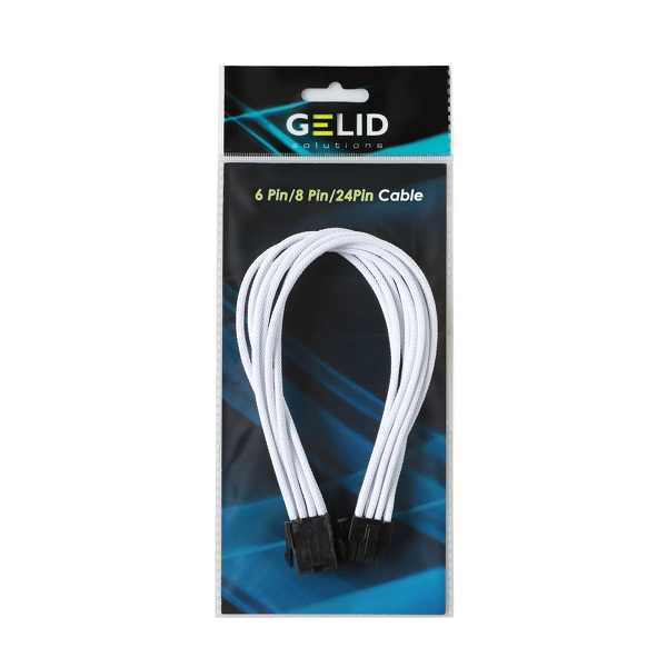 Zdjęcie produktu: Gelid przedłużacz 8pin EPS 30cm biały UV CA-8P-02