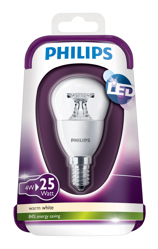Zdjęcie produktu: Philips LED 4W E14 WW 230V P45 CL ND/4