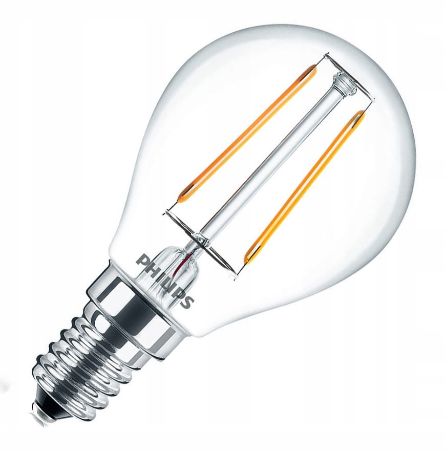 Philips LED Filament 2.3W E14 WW P45 CL ND/4