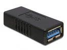 Miniatura zdjęcia: Delock 65175 adapter beczka USB-A (F) 3.0 do USB-A (F) 3.0