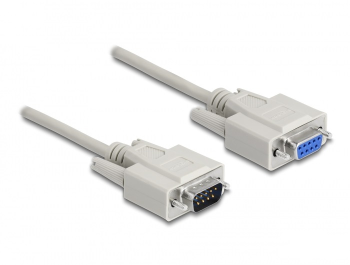 Szeregowy kabel transmisyjny 9F / 9M RS232 3m Delock 84289