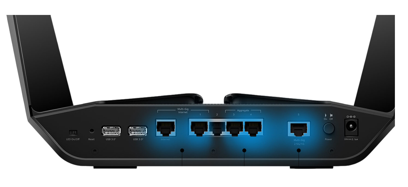 Zdjęcie produktu: NETGEAR RAXE500-100EUS 5PT AXE11000 WIFI 6E TRI-BAND ROUT