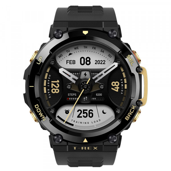 Smartwatch Amazfit T-Rex 2 Astro Black Gold Smartwatch Amazfit T-Rex 2 Astro Black Gold