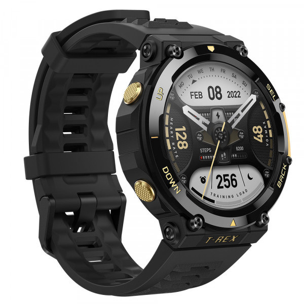 Zdjęcie produktu: Smartwatch Amazfit T-Rex 2 Astro Black Gold Zdjęcie produktu: Smartwatch Amazfit T-Rex 2 Astro Black Gold