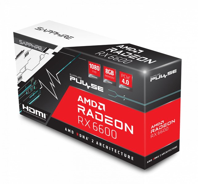 Zdjęcie produktu: Sapphire Radeon RX 6600 Pulse 8GB PCI-E GDDR6 (11310-05-20G)