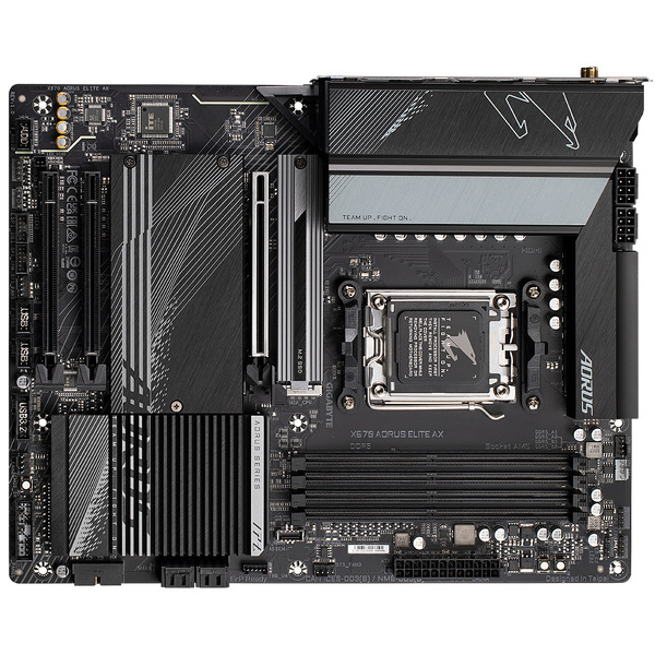 Zdjęcie produktu: Płyta główna Gigabyte X670 AORUS ELITE AX AM5 Zdjęcie produktu: Płyta główna Gigabyte X670 AORUS ELITE AX AM5