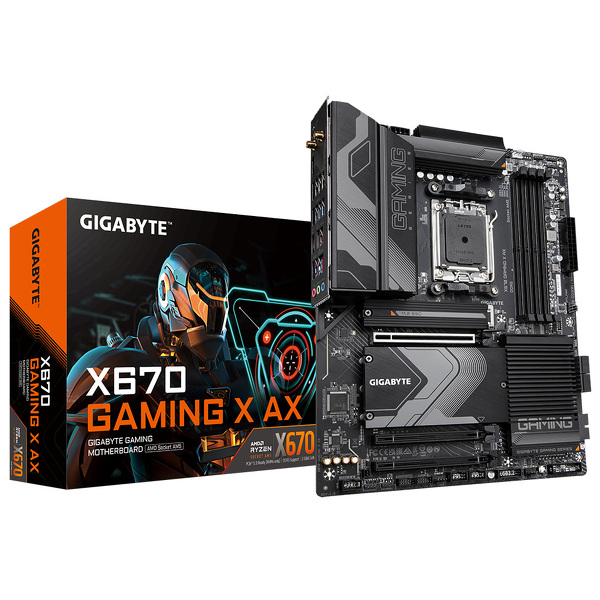 Zdjęcie produktu: Płyta główna Gigabyte X670 GAMING X AX AM5 Zdjęcie produktu: Płyta główna Gigabyte X670 GAMING X AX AM5