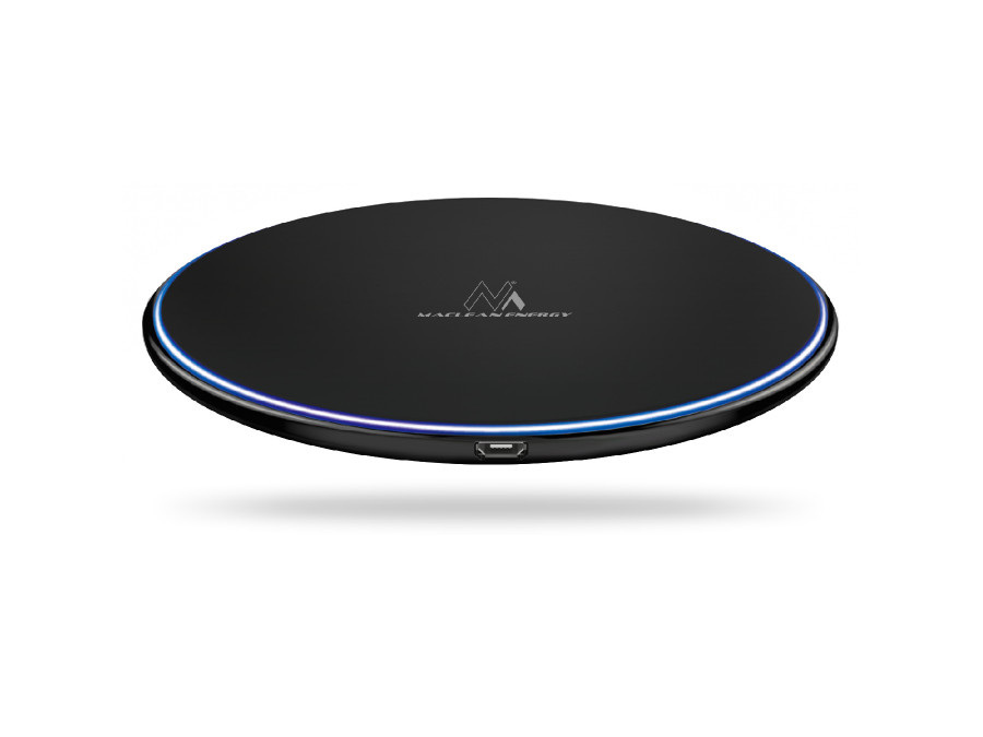 Bezprzewodowa ładowarka indukcyjna Maclean, Biurkowa, 10W Czarna, MCE250 B