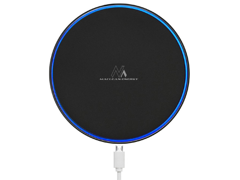 Zdjęcie produktu: Bezprzewodowa ładowarka indukcyjna Maclean, Biurkowa, 10W Czarna, MCE250 B
