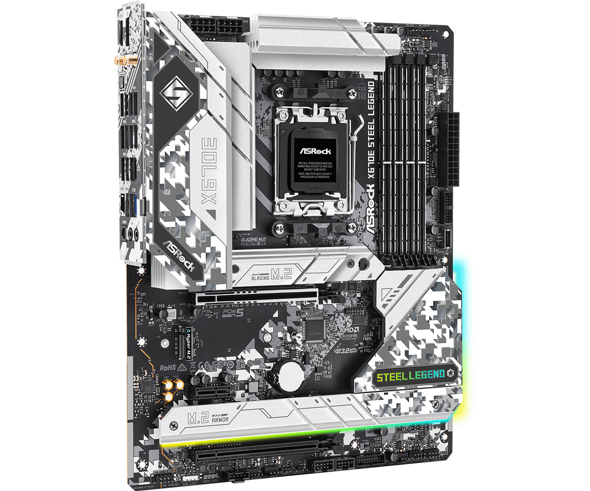 Płyta główna ASRock X670E Steel Legend AM5 Płyta główna ASRock X670E Steel Legend AM5