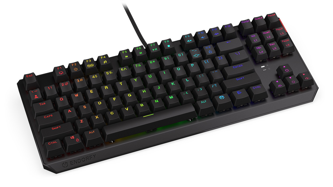 Zdjęcie produktu: Endorfy Thock TKL Kailh Brown RGB Zdjęcie produktu: Endorfy Thock TKL Kailh Brown RGB