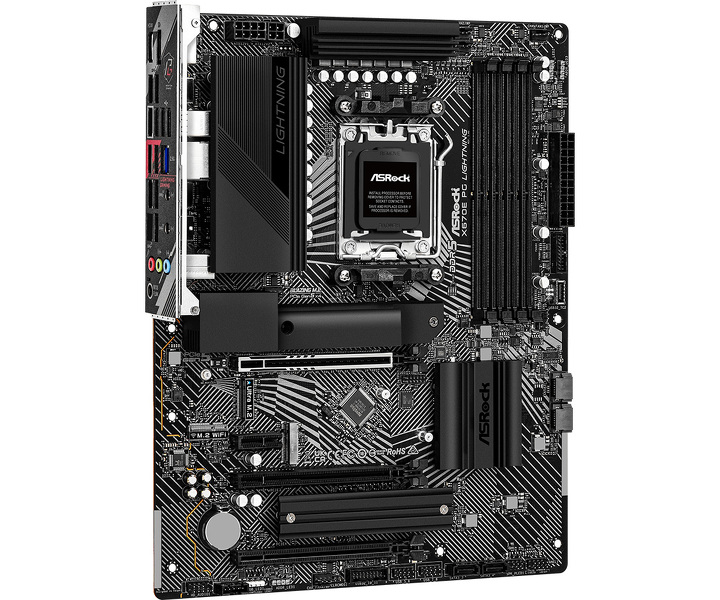 Zdjęcie produktu: Płyta główna ASRock X670E PG Lightning AM5 Zdjęcie produktu: Płyta główna ASRock X670E PG Lightning AM5