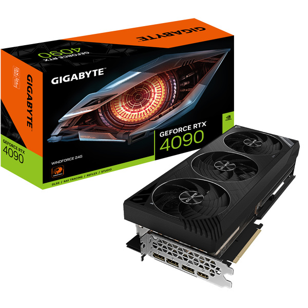 Zdjęcie produktu: Gigabyte GeForce RTX 4090 WindForce 24GB GDDR6X (GV-N4090WF3-24GD)