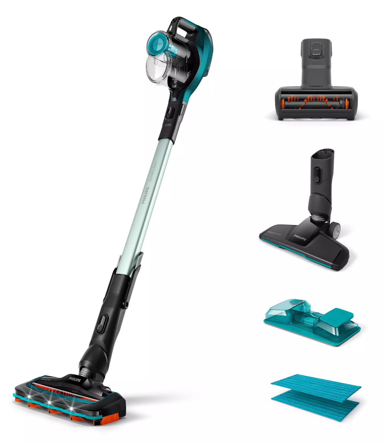 Odkurzacz pionowy Philips SpeedPro Aqua FC6729/01) Odkurzacz pionowy Philips SpeedPro Aqua FC6729/01)