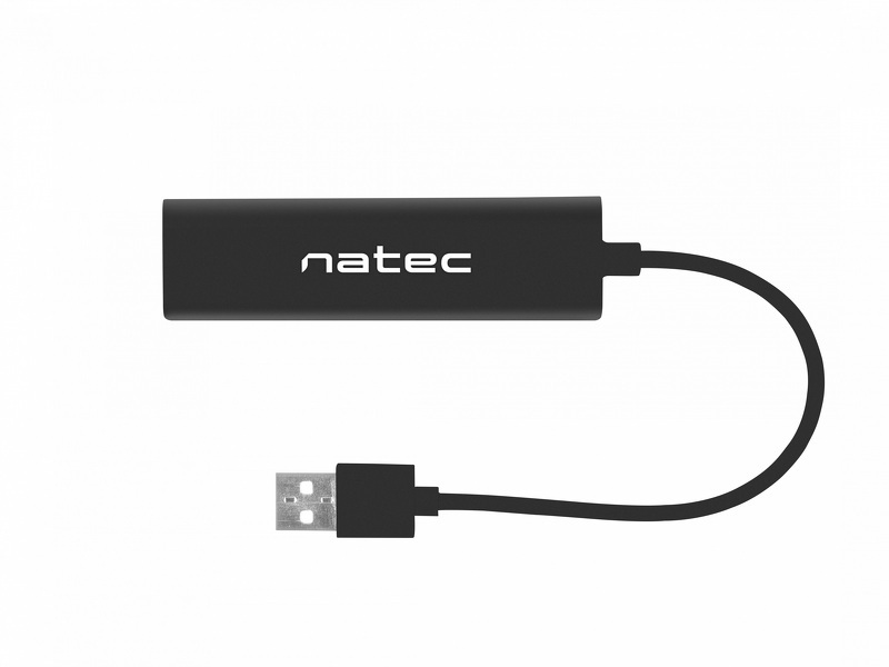 Zdjęcie produktu: Hub USB 2.0 Natec Dragonfly 3-Porty + Rj45 100 Mb/s Zdjęcie produktu: Hub USB 2.0 Natec Dragonfly 3-Porty + Rj45 100 Mb/s