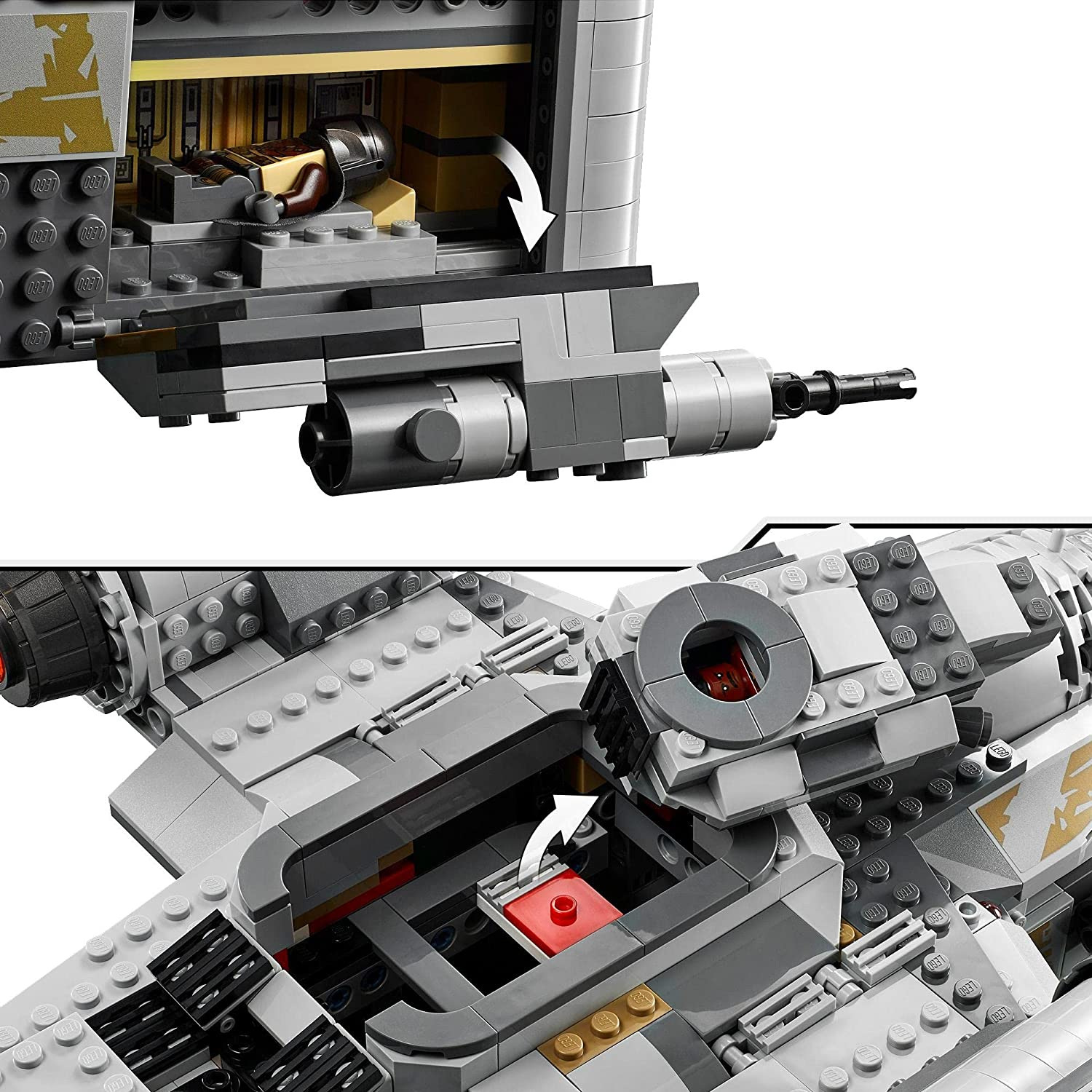 LEGO Star Wars 75292 Transportowiec łowcy nagród z serialu Mandalorian - Brzeszczot